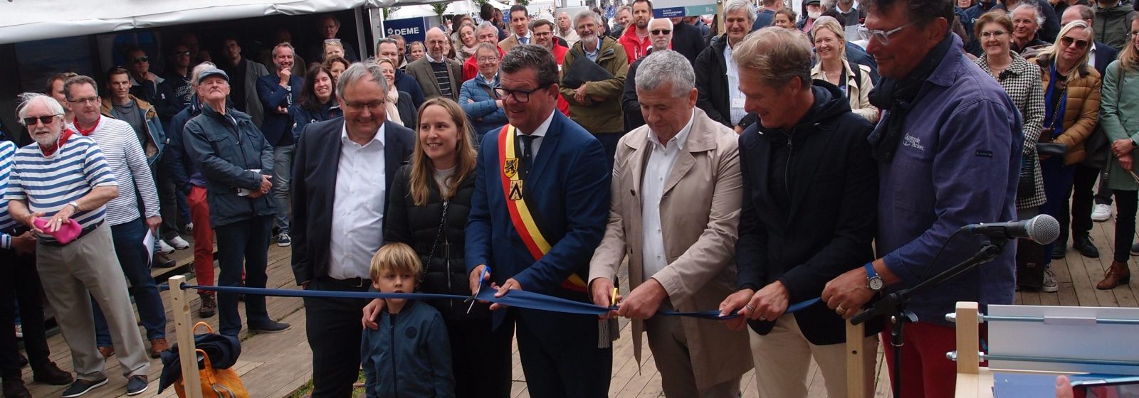 Opening Blauw Innovatiedorp tijdens Oostende voor Anker