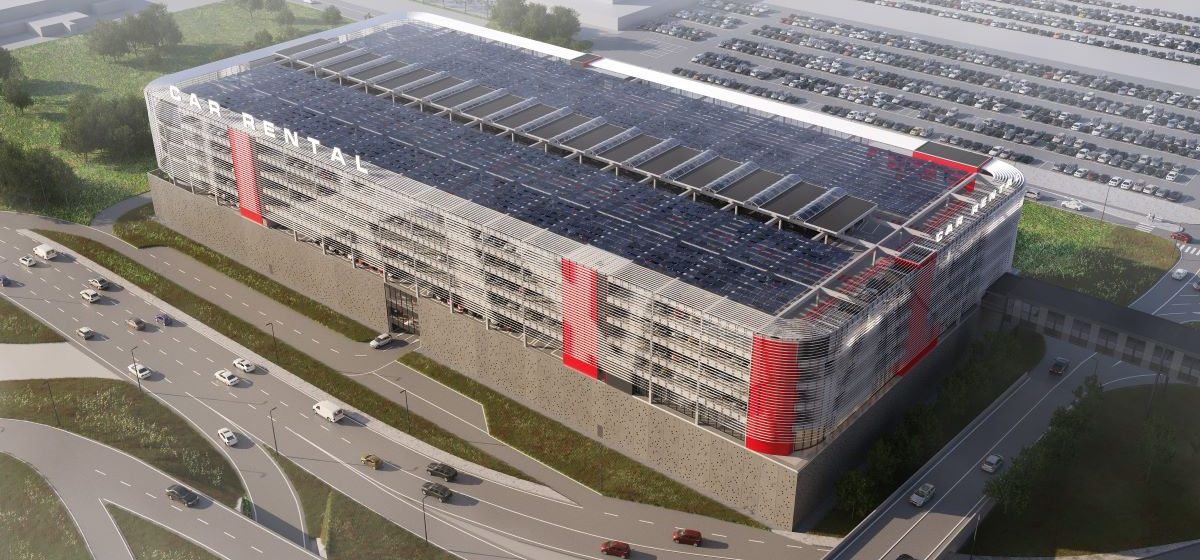 Nieuw parkeergebouw op Brussels Airport