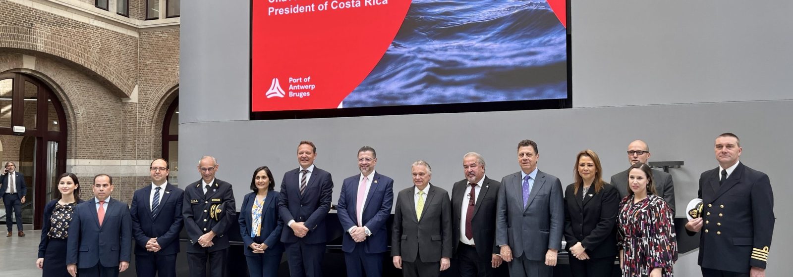 Costa Ricaanse handelsdelegatie op bezoek bij Port of Antwerp-Bruges