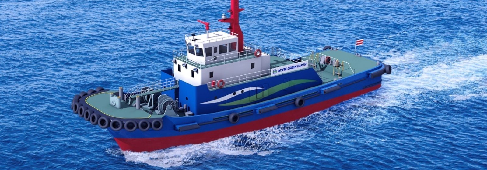 De eerste sleepboot ter wereld met een ammoniakmotor