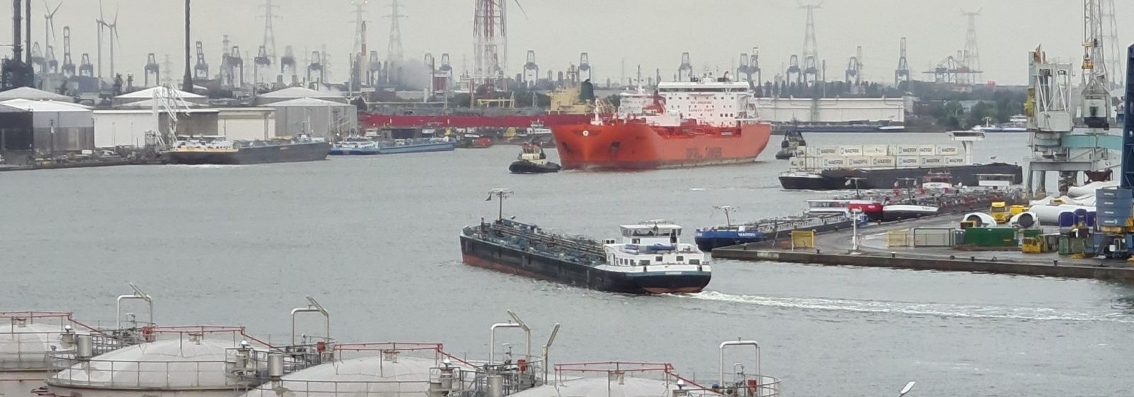 Chemicaliëntanker 'Bow Optima' loopt Noord Natie Odfjell in Antwerpen aan