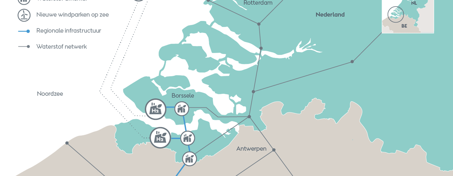 Ørsted wil uit op zee opgewekte windenergie in Zeeland groene waterstof maken