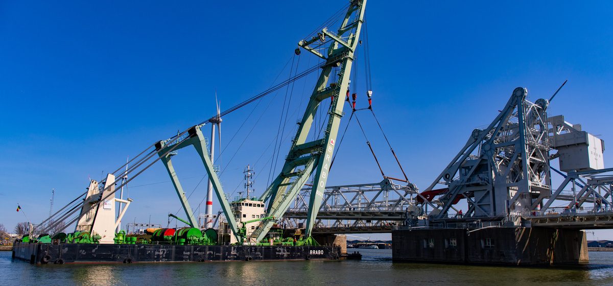 Werken aan de Noordkasteelbruggen