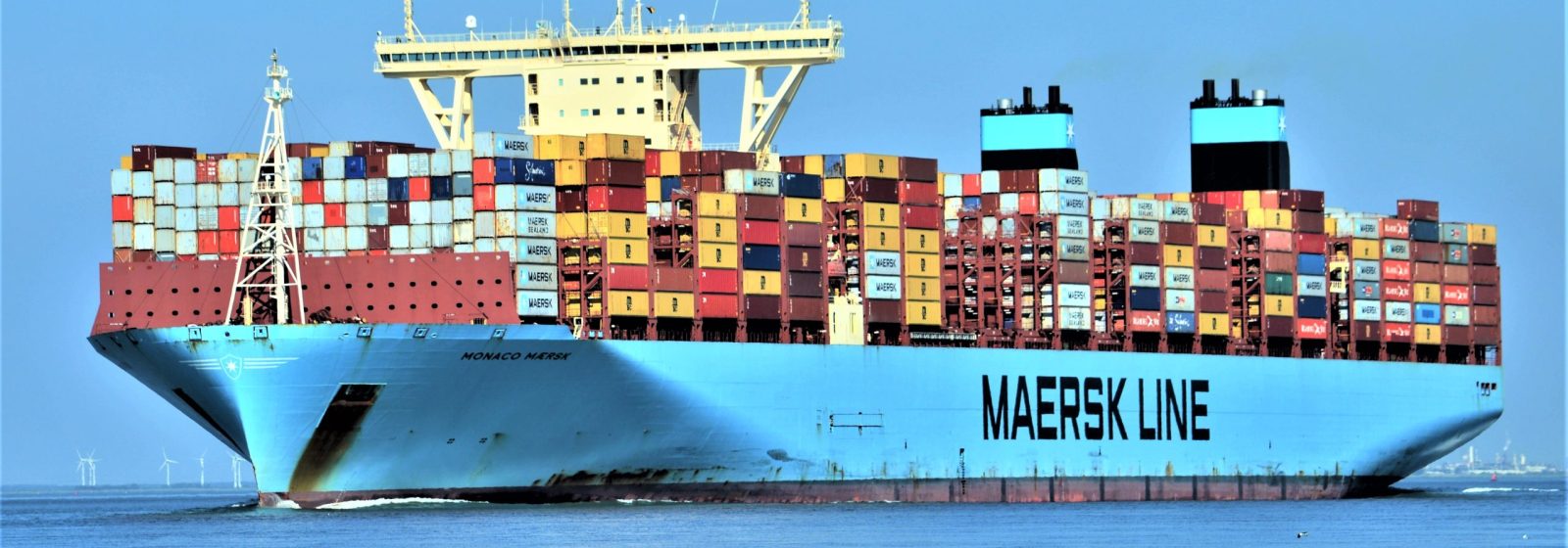 De 'Monaco Maersk' (20.568 teu)