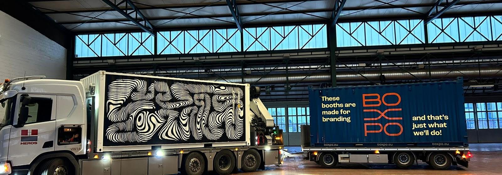 Art container 'DAZZLE' van Boxpo/Acbgroup