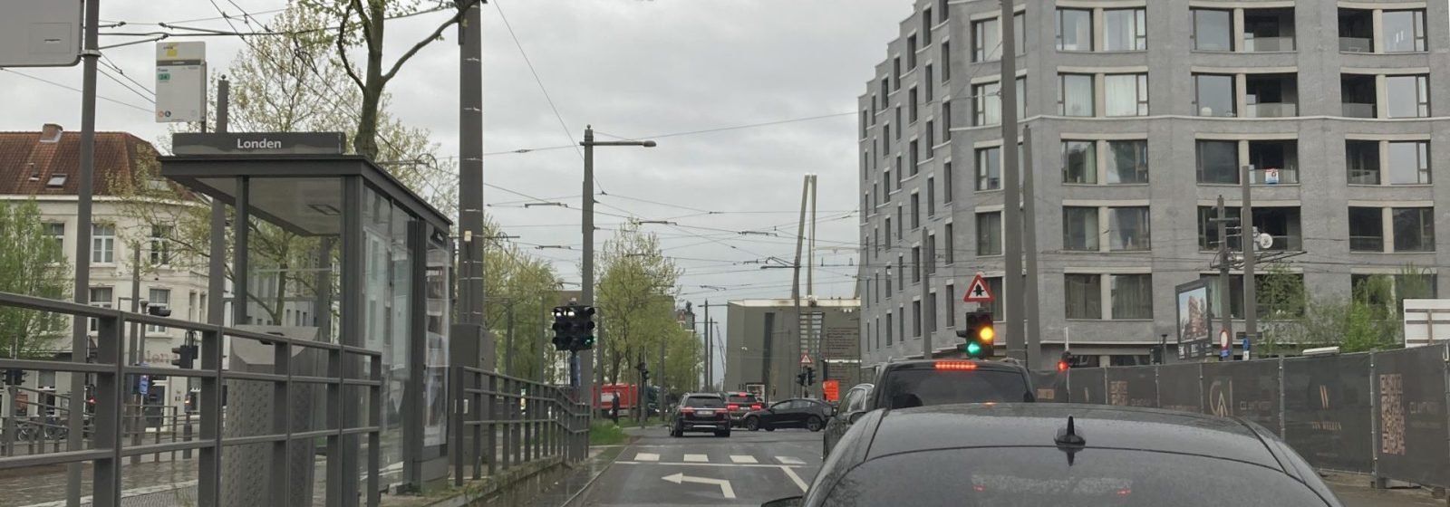 File voor de openstaande Londenbrug