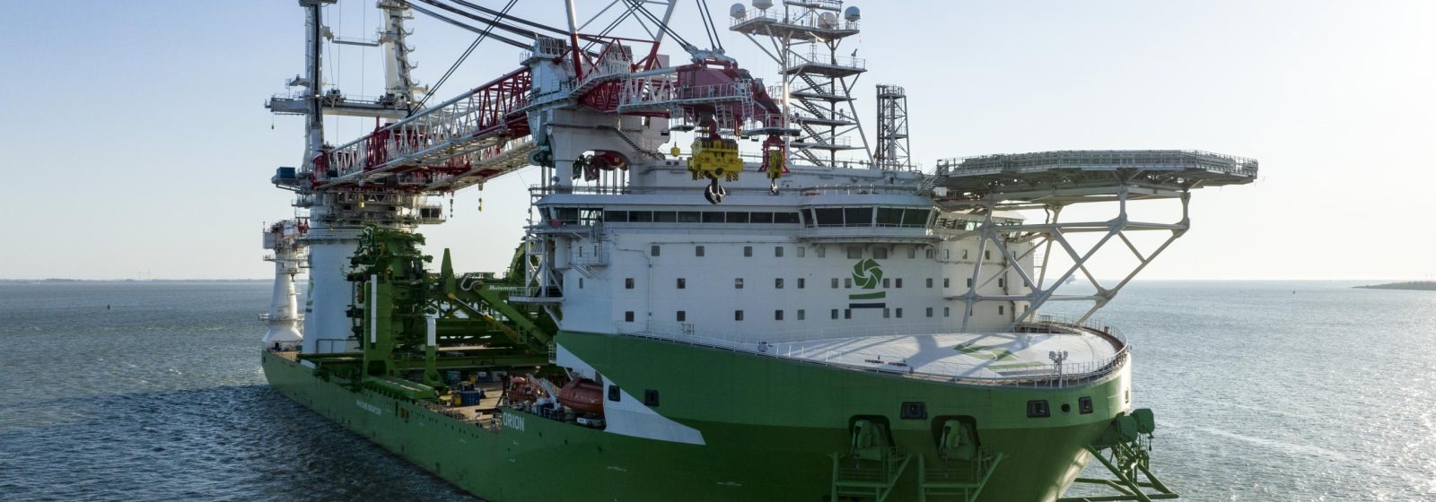 Offshore installatieschip 'Orion' van DEME