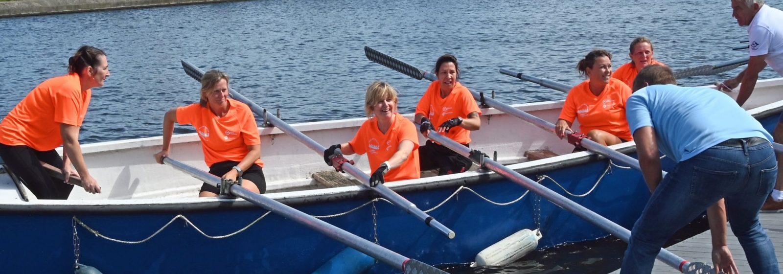 Walvissloepenrace voor bedrijven in Oostende