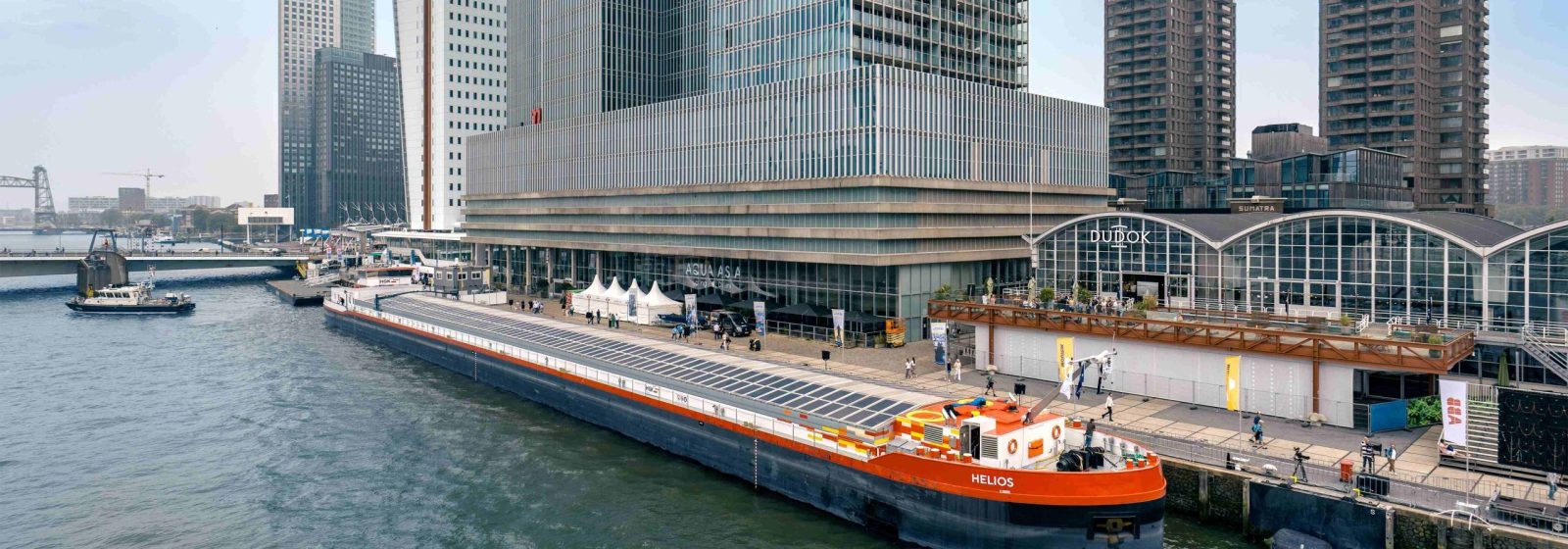 De 'Helios' tijdens de Wereld Havendagen in Rotterdam