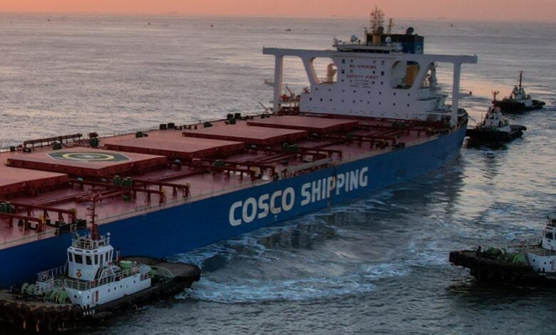 Bulkschip van COSCO SHIPPING