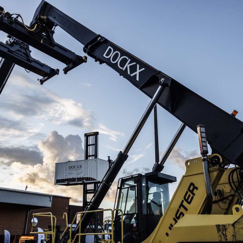 De site van Dockx Handling Equipment