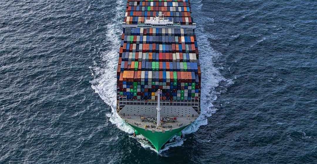 Containerschip van CMA CGM