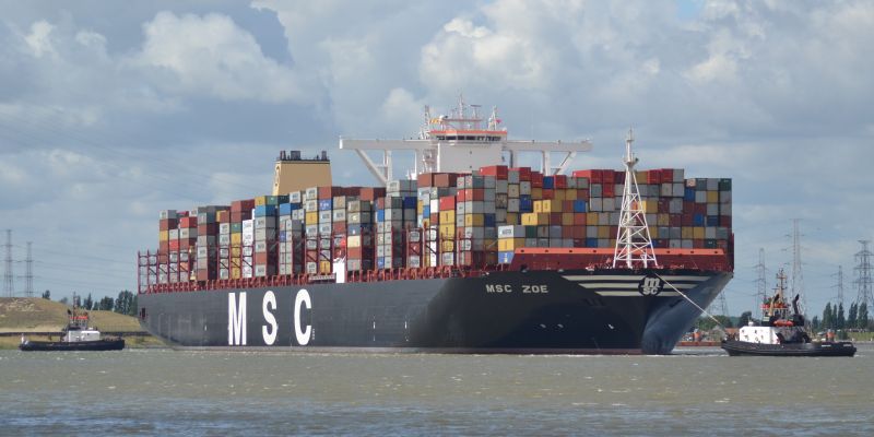 Containerschip 'MSC Zoe'