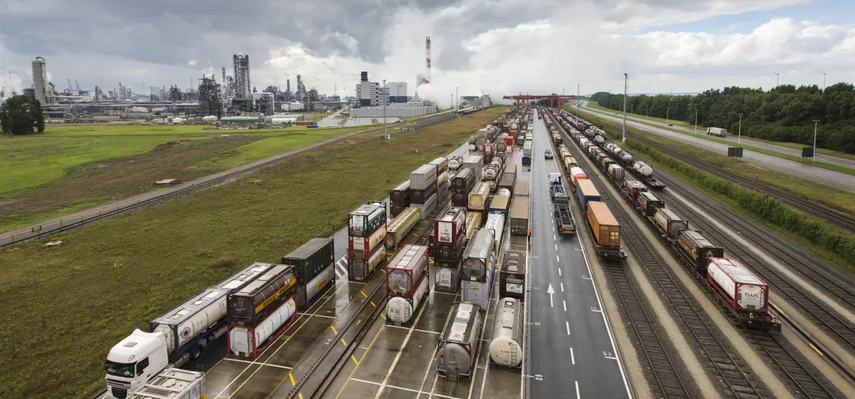 Spoorvervoer in de Antwerpse haven